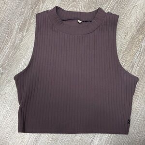 P’tula Burgundy Ribbed Lounge top